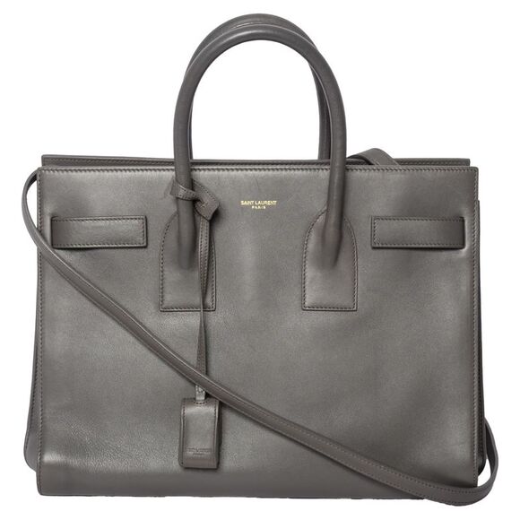Pre Loved saint laurent Women grey | grey Handbags - Picture 1 of 8